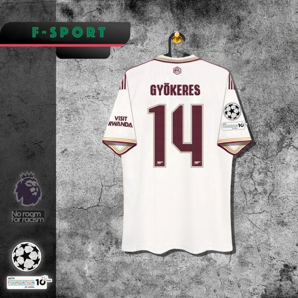 25,26 camiseta de dos goles del arsenal 56 partidos de la Liga de Campeones de la Premier League mansakarafi oriud Gao havertz Rice