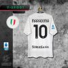 25,26 la camiseta visitante del Nápoles de blaune toma la camiseta de vidrio Maradona mactominelukaku